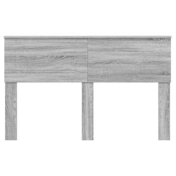 Kopfteil mit Kopfteil Graues Sonoma 160 cm Holzwerkstoff