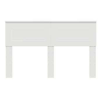 Kopfteil mit Kopfteil Weiß 150 cm Holzwerkstoff