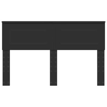 Kopfteil mit Kopfteil Schwarz Eichen-Optik 150 cm Holzwerkstoff