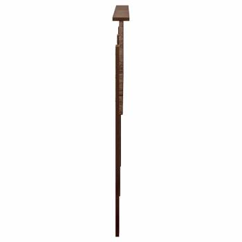 Kopfteil mit Kopfteil Braun Eichen-Optik 150 cm Holzwerkstoff