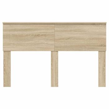 Kopfteil mit Kopfteil Sonoma-Eiche 140 cm Holzwerkstoff