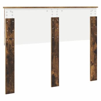 Kopfteil mit Kopfteil Geräucherte Eiche 135 cm Holzwerkstoff