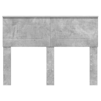 Kopfteil mit Kopfteil Beton Grau 120 cm Holzwerkstoff