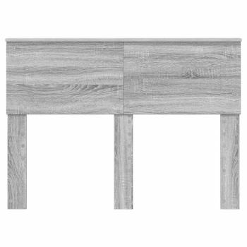 Kopfteil mit Kopfteil Graues Sonoma 120 cm Holzwerkstoff