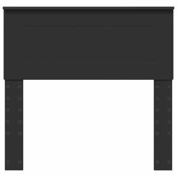 Kopfteil mit Kopfteil Schwarz Eichen-Optik 100 cm Holzwerkstoff