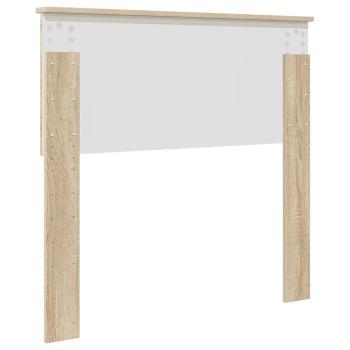 Kopfteil mit Kopfteil Sonoma-Eiche 100 cm Holzwerkstoff