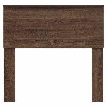 Kopfteil mit Kopfteil Braun Eichen-Optik 100 cm Holzwerkstoff