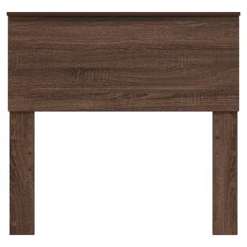 Kopfteil mit Kopfteil Braun Eichen-Optik 90 cm Holzwerkstoff