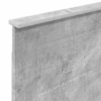 Kopfteil mit Kopfteil Beton Grau 80 cm Holzwerkstoff