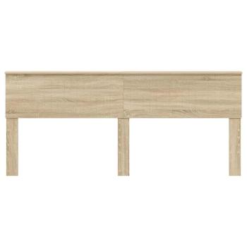 Kopfteil mit Kopfteil Sonoma-Eiche 200 cm Holzwerkstoff
