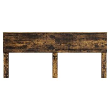Kopfteil mit Kopfteil Geräucherte Eiche 200 cm Holzwerkstoff