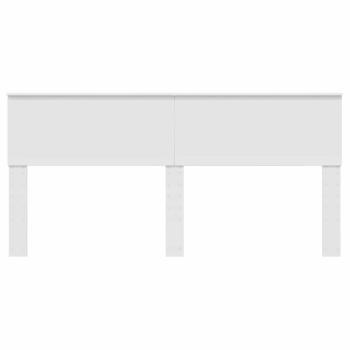 Kopfteil mit Kopfteil Weiß 180 cm Holzwerkstoff