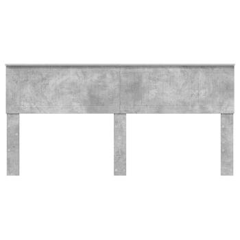 Kopfteil mit Kopfteil Beton Grau 180 cm Holzwerkstoff