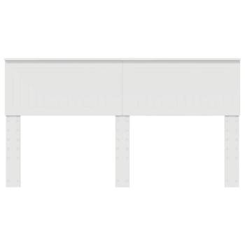 Kopfteil mit Kopfteil Weiß 160 cm Holzwerkstoff