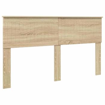 Kopfteil mit Kopfteil Sonoma-Eiche 160 cm Holzwerkstoff