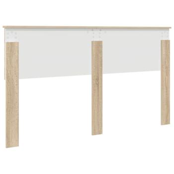 Kopfteil mit Kopfteil Sonoma-Eiche 160 cm Holzwerkstoff