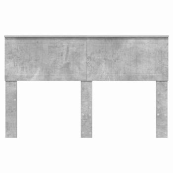 Kopfteil mit Kopfteil Beton Grau 140 cm Holzwerkstoff