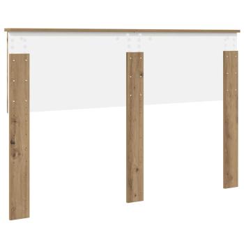 Kopfteil mit Kopfteil Artisan-Eiche 140 cm Holzwerkstoff
