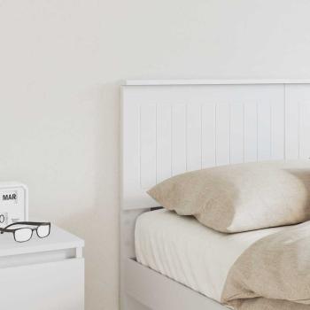 Kopfteil mit Kopfteil Weiß 120 cm Holzwerkstoff