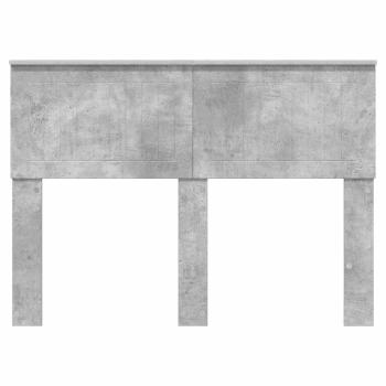 Kopfteil mit Kopfteil Beton Grau 120 cm Holzwerkstoff