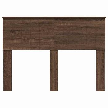Kopfteil mit Kopfteil Braun Eichen-Optik 120 cm Holzwerkstoff