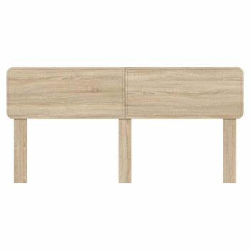 Kopfteil mit Kopfteil Sonoma-Eiche 200 cm Holzwerkstoff