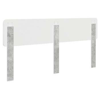 Kopfteil Beton Grau Holzwerkstoff