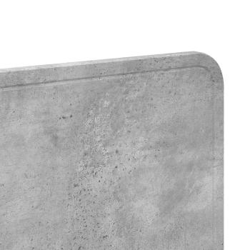 Kopfteil mit Kopfteil Beton Grau 200 cm Holzwerkstoff