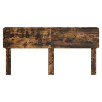Kopfteil mit Kopfteil Geräucherte Eiche 200 cm Holzwerkstoff