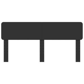 Kopfteil mit Kopfteil Schwarz Eichen-Optik 180 cm Holzwerkstoff