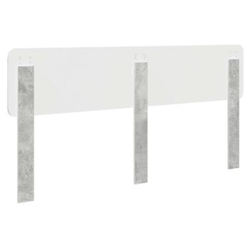 Kopfteil mit Kopfteil Beton Grau 180 cm Holzwerkstoff