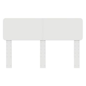 Kopfteil mit Kopfteil Weiß 150 cm Holzwerkstoff