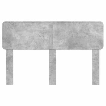 Kopfteil mit Kopfteil Beton Grau 150 cm Holzwerkstoff
