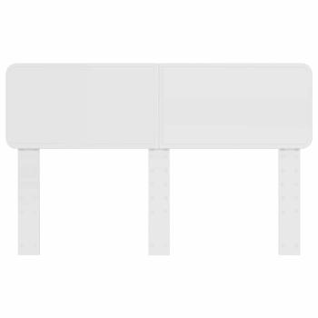 Kopfteil mit Kopfteil Glänzend Weiß 150 cm Holzwerkstoff