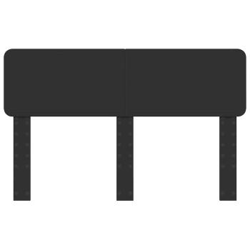 Kopfteil mit Kopfteil Schwarz Eichen-Optik 140 cm Holzwerkstoff