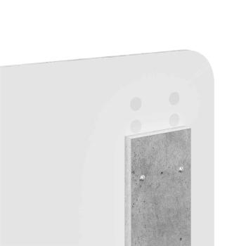 Kopfteil mit Kopfteil Beton Grau 140 cm Holzwerkstoff