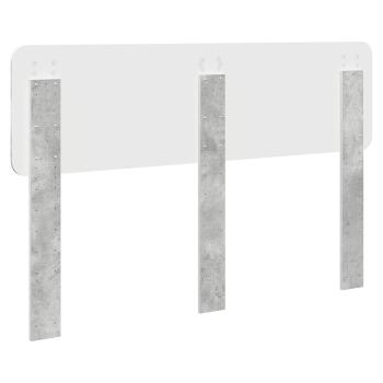 Kopfteil Beton Grau Holzwerkstoff