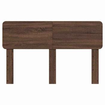 Kopfteil mit Kopfteil Braun Eichen-Optik 140 cm Holzwerkstoff