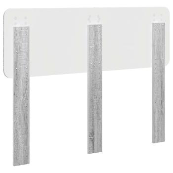 Kopfteil mit Kopfteil Graues Sonoma 135 cm Holzwerkstoff