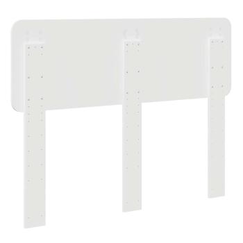 Kopfteil mit Kopfteil Weiß 120 cm Holzwerkstoff