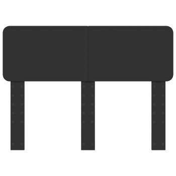 Kopfteil mit Kopfteil Schwarz Eichen-Optik 120 cm Holzwerkstoff