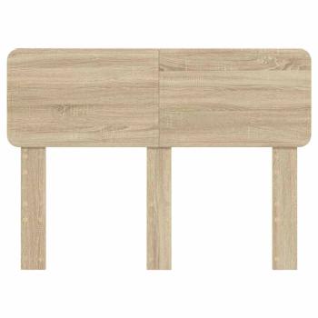 Kopfteil mit Kopfteil Sonoma-Eiche 120 cm Holzwerkstoff