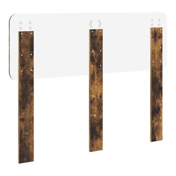 Kopfteil mit Kopfteil Geräucherte Eiche 120 cm Holzwerkstoff