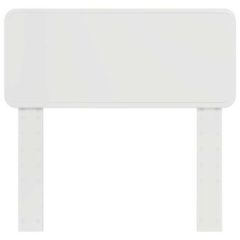 Kopfteil mit Kopfteil Glänzend Weiß 100 cm Holzwerkstoff