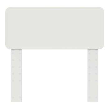Kopfteil mit Kopfteil Weiß 80 cm Holzwerkstoff