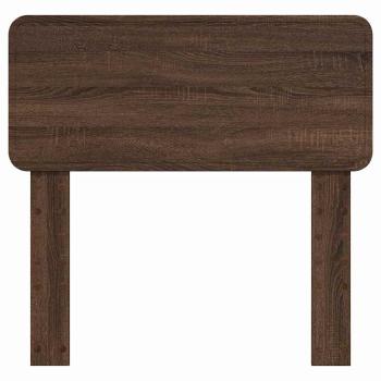 Kopfteil mit Kopfteil Braun Eichen-Optik 80 cm Holzwerkstoff