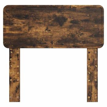 Kopfteil mit Kopfteil Geräucherte Eiche 75 cm Holzwerkstoff