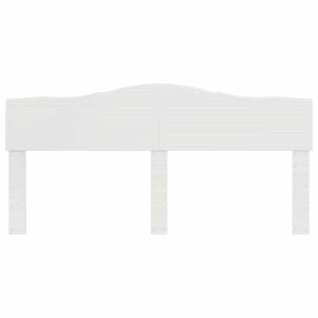 Kopfteil mit Kopfteil Weiß 200 cm Holzwerkstoff