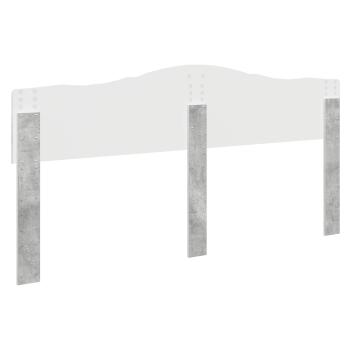 Kopfteil Beton Grau Holzwerkstoff