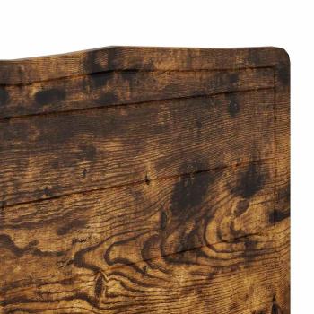 Kopfteil mit Kopfteil Geräucherte Eiche 200 cm Holzwerkstoff